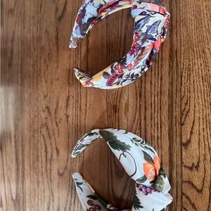 Pair of Anthropologie Multicolor Patterned Headbands